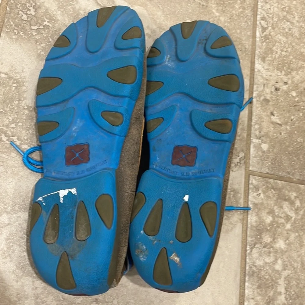 Twisted X Men’s Boat‎ Shoe Driving Moc Sz 9